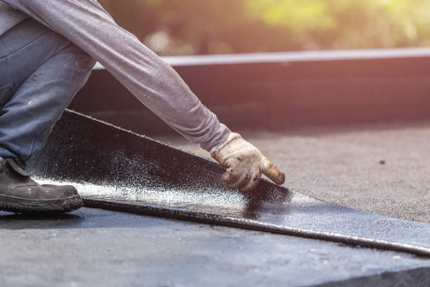 Professional Waterproofing technician working in Fayette, OH